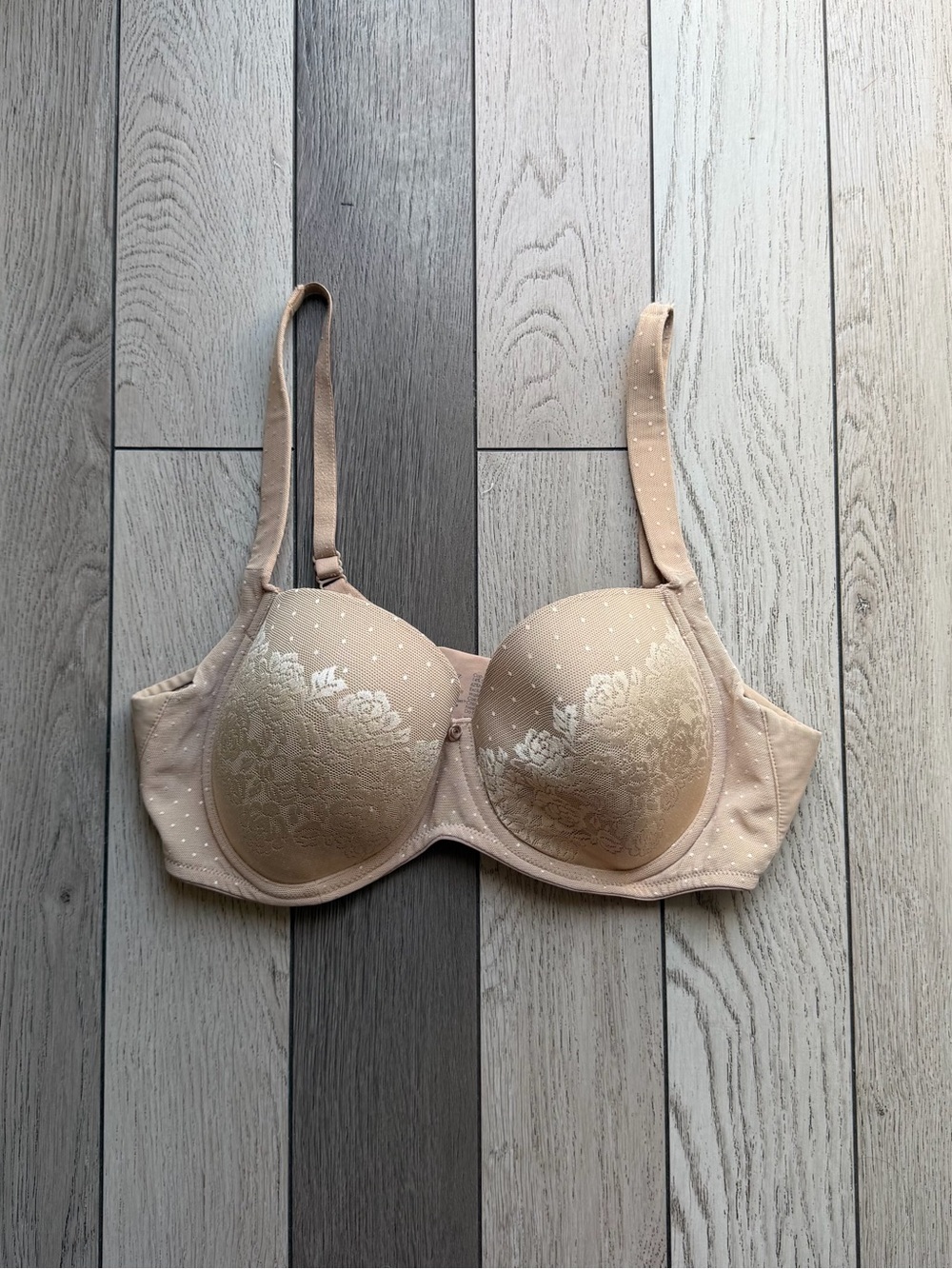 Soma Everyday Nude Lace T-Shirt Bra - Nude 36D